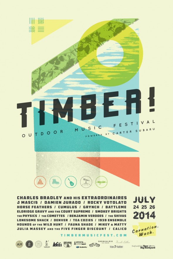 poster // TIIMBER! Outdoor Music Festival : 2014