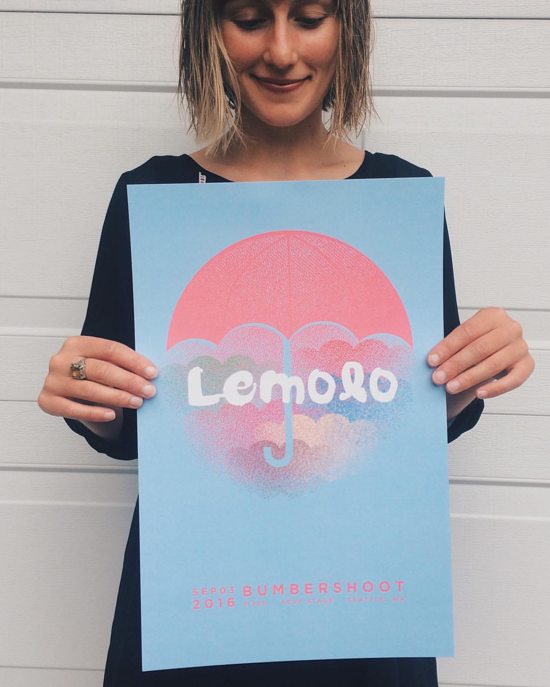 poster // Lemolo at Bumbershoot The Art Dept.