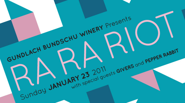 Ra Ra Riot at Gundlach Bundschu